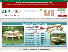 Tablet Screenshot of millstoresodl.com